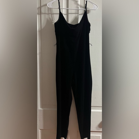 Banana Republic Pants - Elegant Black Velour Jumpsuit